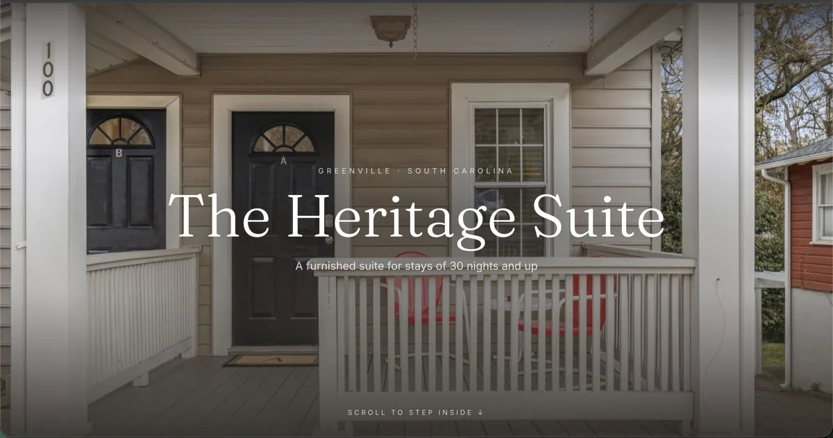 The Heritage Suite direct booking site
