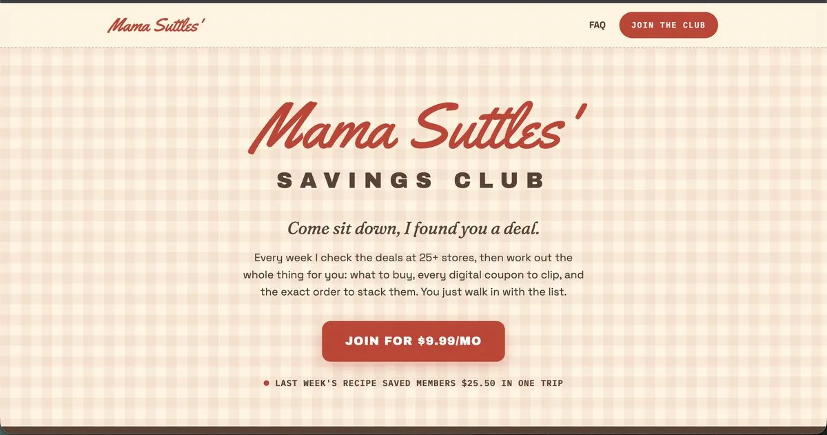 Mama Suttles Savings Club
